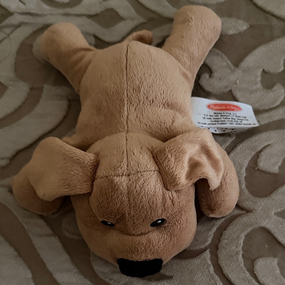 Melissa & Doug Tan Plush Dog Toy